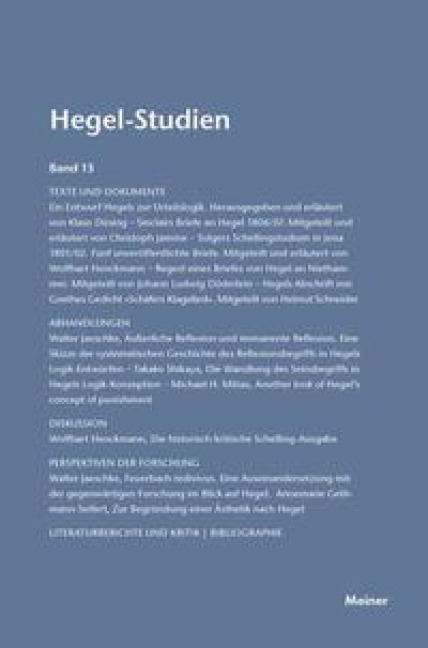 Hegel-Studien / Hegel-Studien - 