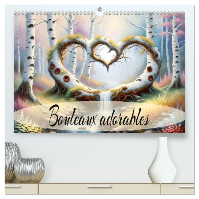 Bouleaux adorables (Calendrier mural 2026 DIN A2 vertical) calendrier de bureau - Dusanka Djeric