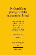 Cover-Bild zum Titel 'Die Bündelung gleichgerichteter Interessen im Prozeß' von ''