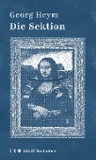 Cover-Bild zum Titel 'Die Sektion (Steidl Nocturnes)' von 'Georg Heym'