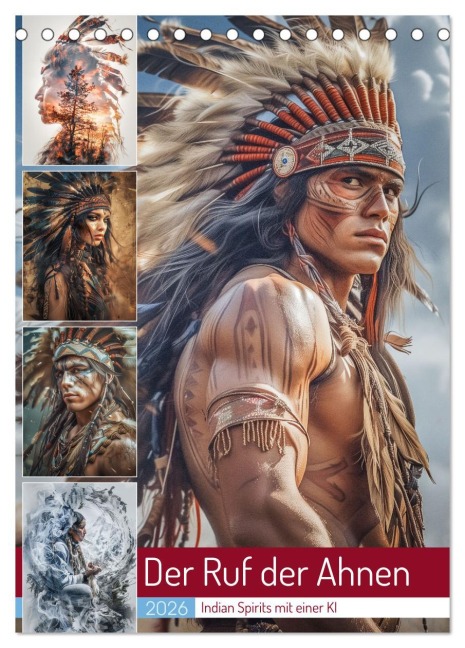 Der Ruf der Ahnen (Tischkalender 2026 DIN A5 hoch), CALVENDO Monatskalender - Steffen Gierok-Latniak