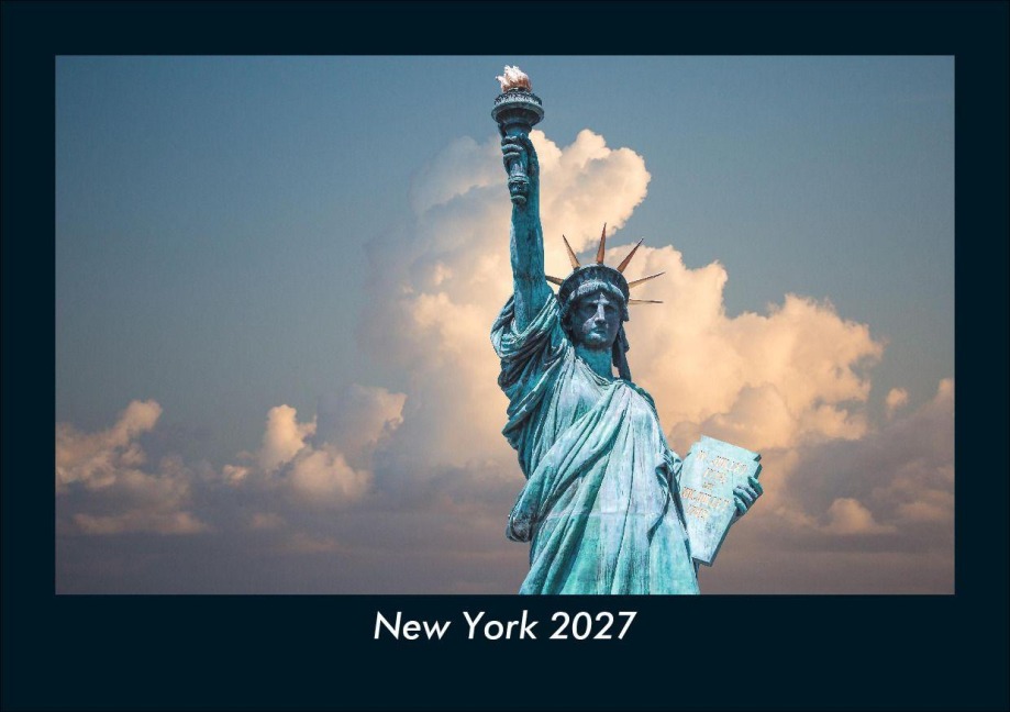New York 2027 Fotokalender DIN A5 - Tobias Schmitt, Kevin Heber