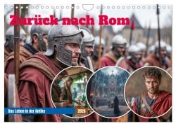 Cover-Bild zum Titel 'Zurück nach Rom - Das Leben in der Antike (Wandkalender 2026 DIN A4 quer), CALVENDO Monatskalender' von 'Alain Gaymard'