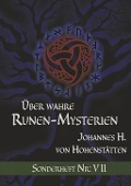 Cover-Bild zum Titel 'Über wahre Runen-Mysterien' von 'Johannes H. von Hohenstätten'