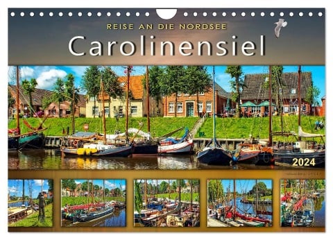 Reise an die Nordsee - Carolinensiel (Wandkalender 2024 DIN A4 quer), CALVENDO Monatskalender - Peter Roder