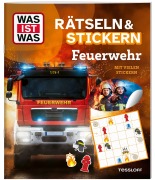 Cover-Bild zum Titel 'WAS IST WAS Rätseln und Stickern: Feuerwehr' von ''