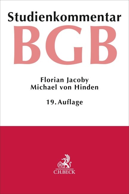 Bürgerliches Gesetzbuch. BGB - Florian Jacoby, Jan Kropholler, Michael Von Hinden