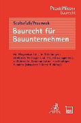 Cover-Bild zum Titel 'Baurecht für Bauunternehmen' von 'Martin Stoltefuß, Sabine Przerwok'