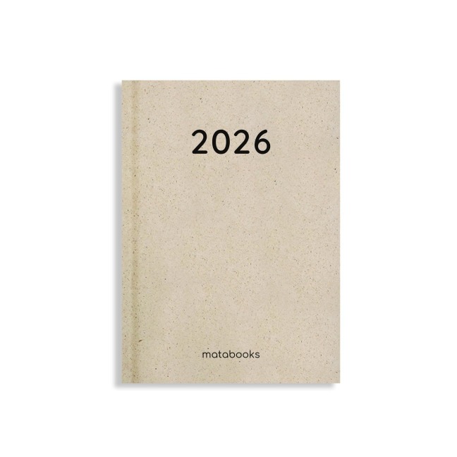 matabooks - A6 Kalender Samaya 2026 Farbe: Nature S (DE/EN) - 