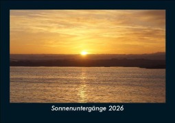 Cover-Bild zum Titel 'Sonnenuntergänge 2026 Fotokalender DIN A5' von 'Tobias Becker'
