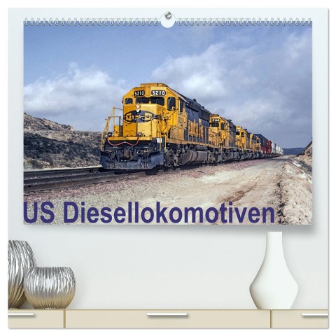 US Diesellokomotiven (hochwertiger Premium Wandkalender 2024 DIN A2 quer), Kunstdruck in Hochglanz - Michael Schulz-Dostal