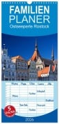 Cover-Bild zum Titel 'Familienplaner 2026 - Ostseeperle Rostock mit 5 Spalten (Wandkalender, 21 x 45 cm) CALVENDO' von 'U. Boettcher'