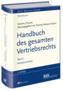 Cover-Bild zum Titel 'Handbuch des gesamten Vertriebsrechts, Band 1' von 'Karl-Heinz Thume, Jens-Berghe Riemer, Ulrich Schürr, Klaus Otto, Andreas Schröder'