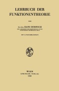 Cover-Bild zum Titel 'Lehrbuch der Funktionentheorie' von 'Hans Hornich'