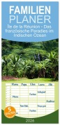 Familienplaner 2026 - Île de la Réunion - Das französische Paradies im Indischen Ozean mit 5 Spalten (Wandkalender, 21 x 45 cm) CALVENDO - Sonja Schlichter