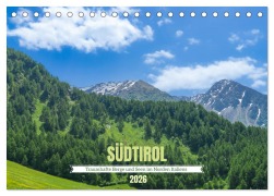 Südtirol - Traumhafte Berge und Seen im Norden Italiens (Tischkalender 2026 DIN A5 quer), CALVENDO Monatskalender - Angela Rohde
