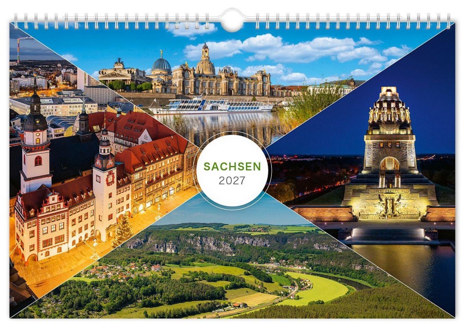 Kalender Sachsen 2027 - Peter Schubert