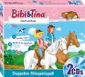 Cover-Bild zum Titel 'Hoch zu Ross(Papi lernt reiten/Ein Pferd für Tante' von 'Bibi & Tina'