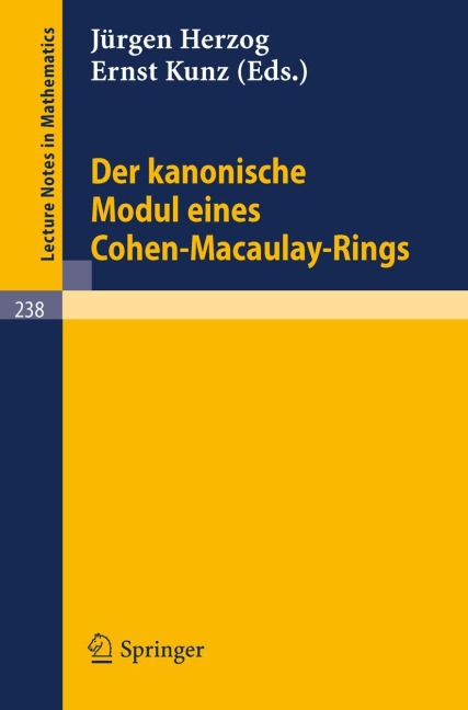 Der kanonische Modul eines Cohen-Macaulay-Rings - 