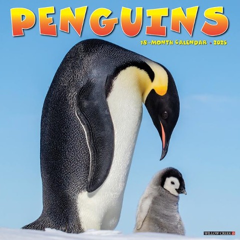 Penguins 2025 12 X 12 Wall Calendar - Willow Creek Press