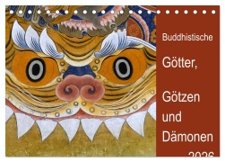 Cover-Bild zum Titel 'Buddhistische Götter, Götzen und Dämonen (Tischkalender 2026 DIN A5 quer), CALVENDO Monatskalender' von 'Manfred Bergermann'