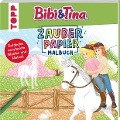 Cover-Bild zum Titel 'Zauberpapier Malbuch Bibi & Tina' von 'Frechverlag, Natascha Pitz'