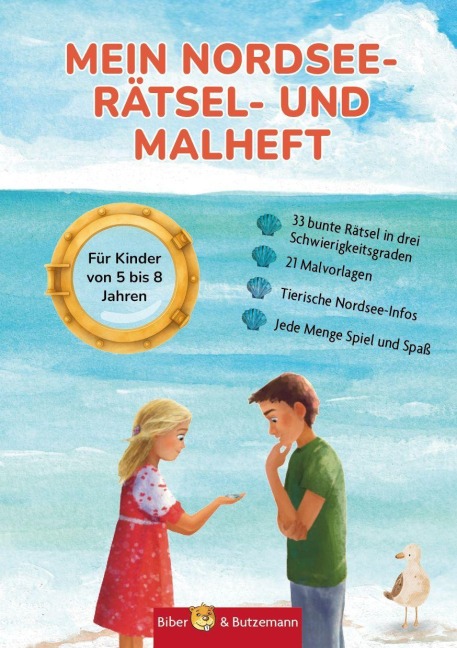Mein Nordsee-Rätsel- und Malheft - Stephanie Mansour