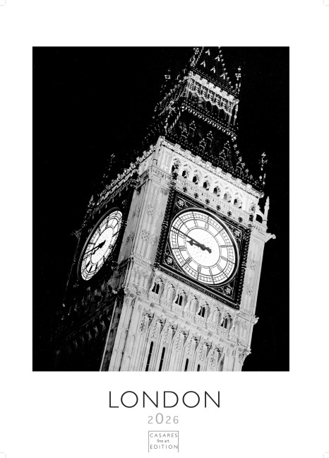 London schwarz-weiss Kalender 2026 - Wandkalender | Fotokalender England 29x21cm - Hochwertiger . für 2026 - | Perfekt für Liebhaber London & Geschenkidee - 