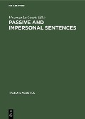 Passive and impersonal sentences - 
