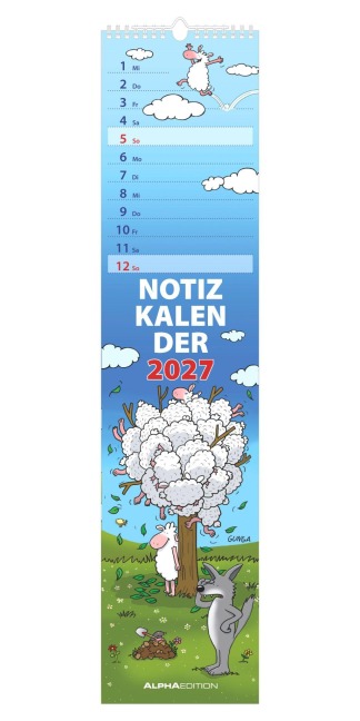 Notizkalender HUMOR 2027 - 