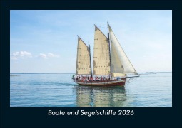 Cover-Bild zum Titel 'Boote und Segelschiffe 2026 Fotokalender DIN A5' von 'Kevin Heber, Tobias Schmitt'