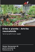 Erbe e piante - Artrite reumatoide - Surya Narayanan H., Jothi Lakshmi R., Kalaivanan S.