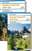Cover-Bild zum Titel 'Grande Traversata delle Alpi Nord und Süd. Paket' von 'Werner Bätzing'