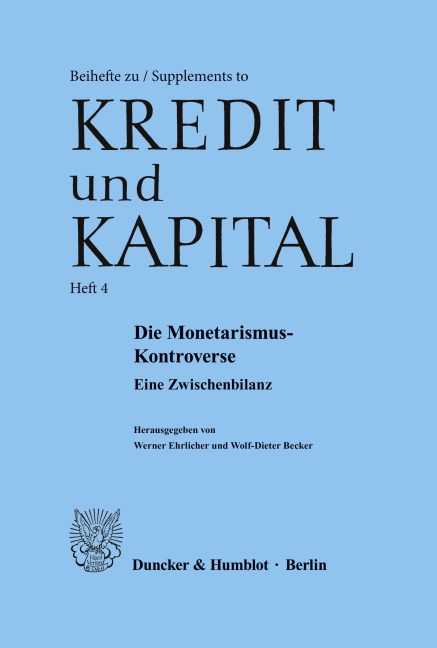 Die Monetarismus-Kontroverse. - 