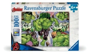 Cover-Bild zum Titel 'Kinderpuzzle 100 XXL Teile - Marvel Avengers - Der unglaubliche Avenger' von ''