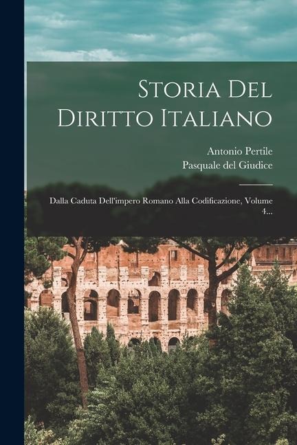 Storia Del Diritto Italiano: Dalla Caduta Dell'impero Romano Alla Codificazione, Volume 4... - Antonio Pertile