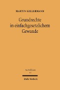 Cover-Bild zum Titel 'Grundrechte im einfachgesetzlichen Gewand' von 'Martin Gellermann'