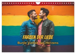 Cover-Bild zum Titel 'Farben der Liebe: Bunte Vielfalt des Herzens (Wandkalender 2026 DIN A4 quer), CALVENDO Monatskalender' von 'Peter R. Stuhlmann'