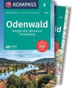 Cover-Bild zum Titel 'KOMPASS Wanderführer Odenwald, 60 Touren mit Extra-Tourenkarte' von 'Elke Haan'