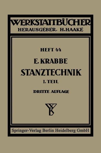 Schnittechnik - Erich Krabbe