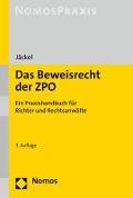 Cover-Bild zum Titel 'Das Beweisrecht der ZPO' von 'Holger Jäckel'
