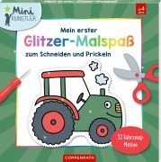 Cover-Bild zum Titel 'Mein erster Glitzer-Malspaß zum Schneiden und Prickeln' von ''