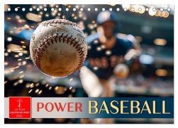Cover-Bild zum Titel 'Power Baseball (Tischkalender 2026 DIN A5 quer), CALVENDO Monatskalender' von 'Peter Roder'