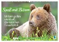 Spaß mit Bären: Edition lustige Tiere (Wandkalender 2025 DIN A2 quer), CALVENDO Monatskalender - Calvendo Calvendo