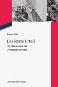 Cover-Bild zum Titel 'Das letzte Urteil' von 'Rainer Volk'