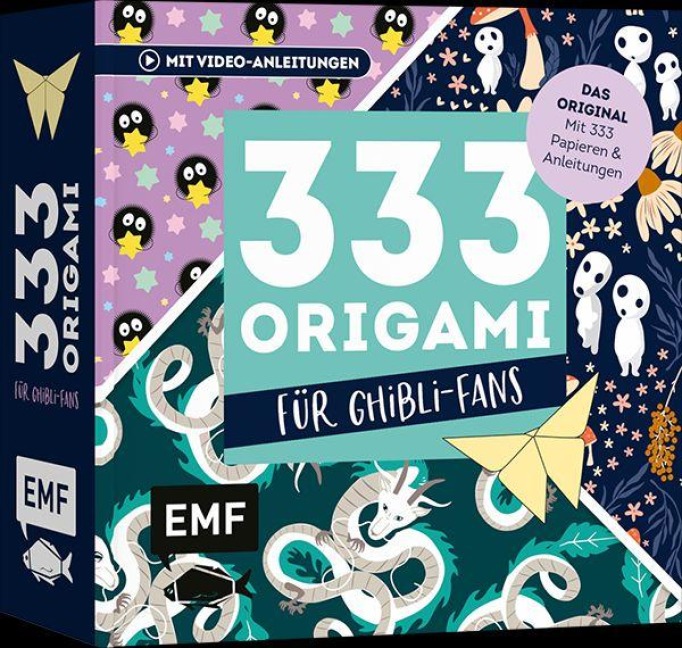 333 Origami - Für Ghibli-Fans - Niedliche Papiere falten - 