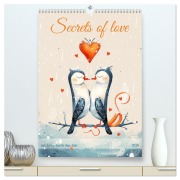 Cover-Bild zum Titel 'Secrets of love - mit Liebe durch das Jahr (hochwertiger Premium Wandkalender 2026 DIN A2 hoch), Kunstdruck in Hochglanz' von 'Bettina Dittmann'