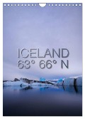 Iceland 63° 66° N (Wall Calendar 2024 DIN A4 portrait), CALVENDO 12 Month Wall Calendar - Frank Paul Kaiser