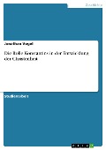 Cover-Bild zum Titel 'Die Rolle Konstantins in der Entwicklung der Christenheit' von 'Jonathan Vogel'