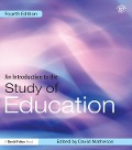 Cover-Bild zum Titel 'An Introduction to the Study of Education' von ''